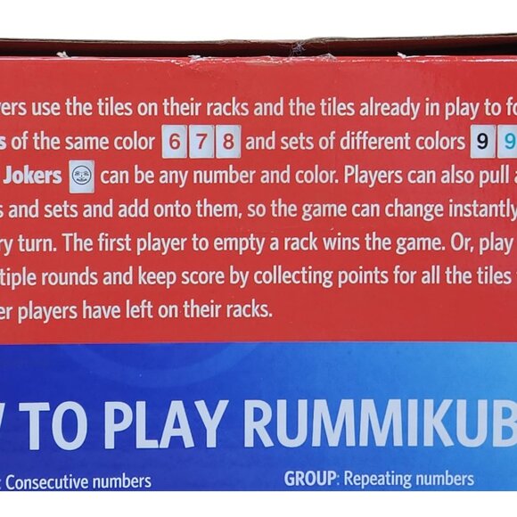 Pressman Rummikub Bonus Edition Board Game – Tile Rummy Family Game 2-4 Players - Picture 13 of 14